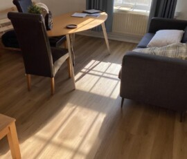 Stylish laminate flooring, built to last. “Laminate flooring installation by Jimmy’s Master Flooring in London”